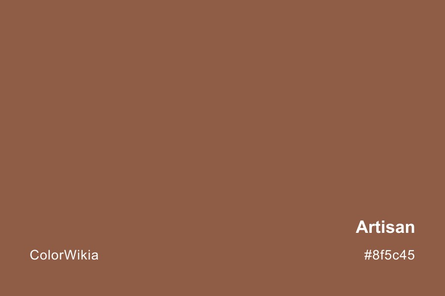 artisan color 8f5c45