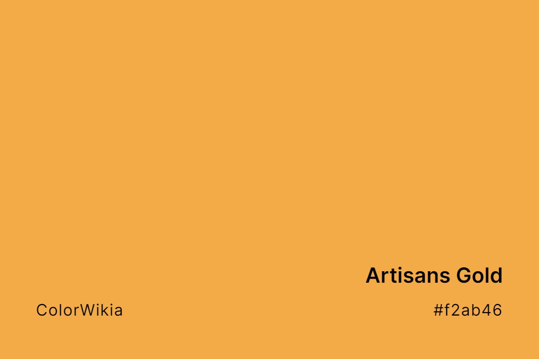 Artisans Gold Color – #f2ab46: Codes and Complete Breakdown