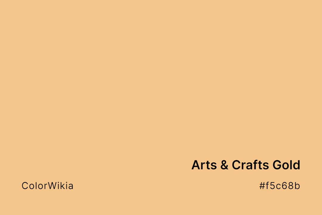 Arts & Crafts Gold Color – #f5c68b: Codes and Complete Breakdown