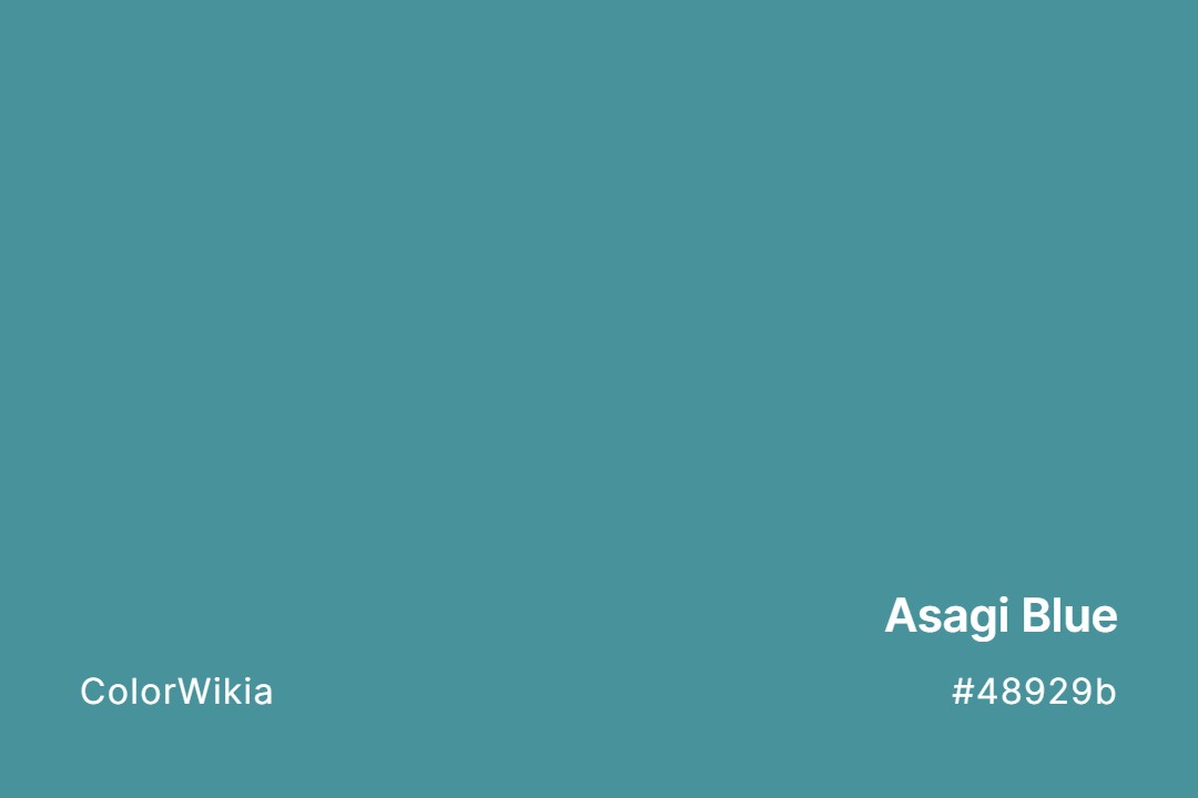 Asagi Blue Color – #48929b: Codes and Complete Breakdown