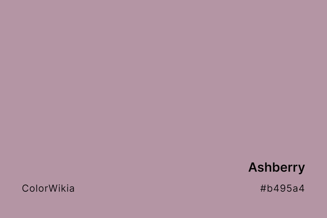 Ashberry Color – #b495a4: Codes and Complete Breakdown