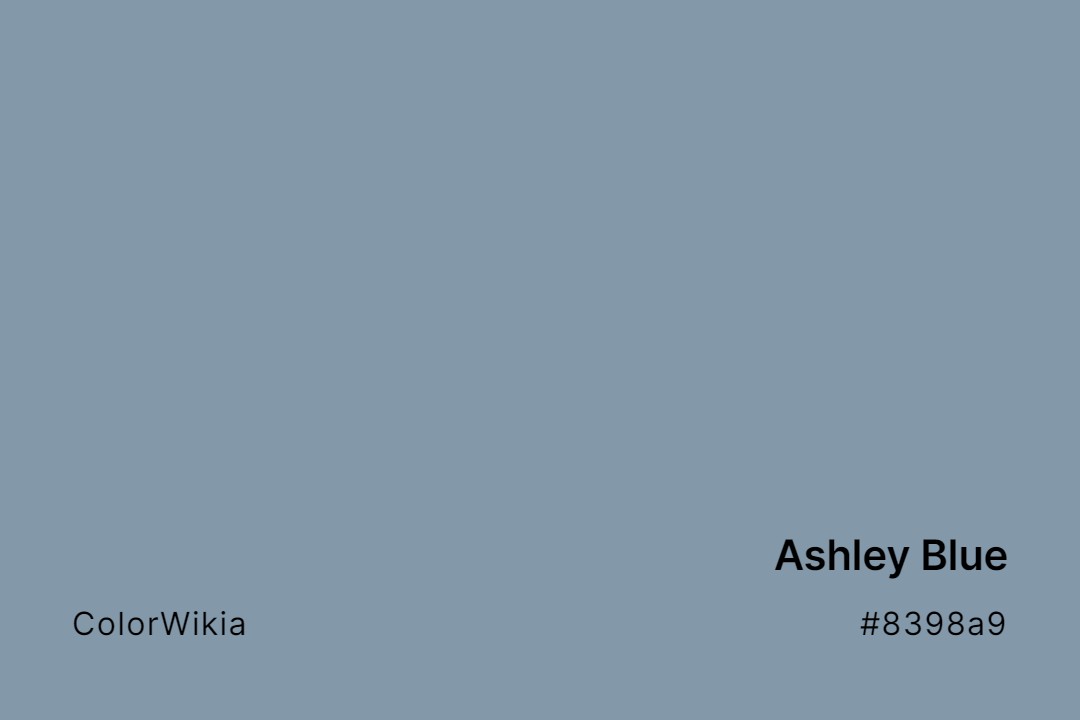 Ashley Blue Color – #8398a9: Codes and Complete Breakdown
