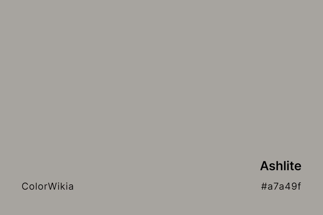 Ashlite Color – #a7a49f: Codes and Complete Breakdown