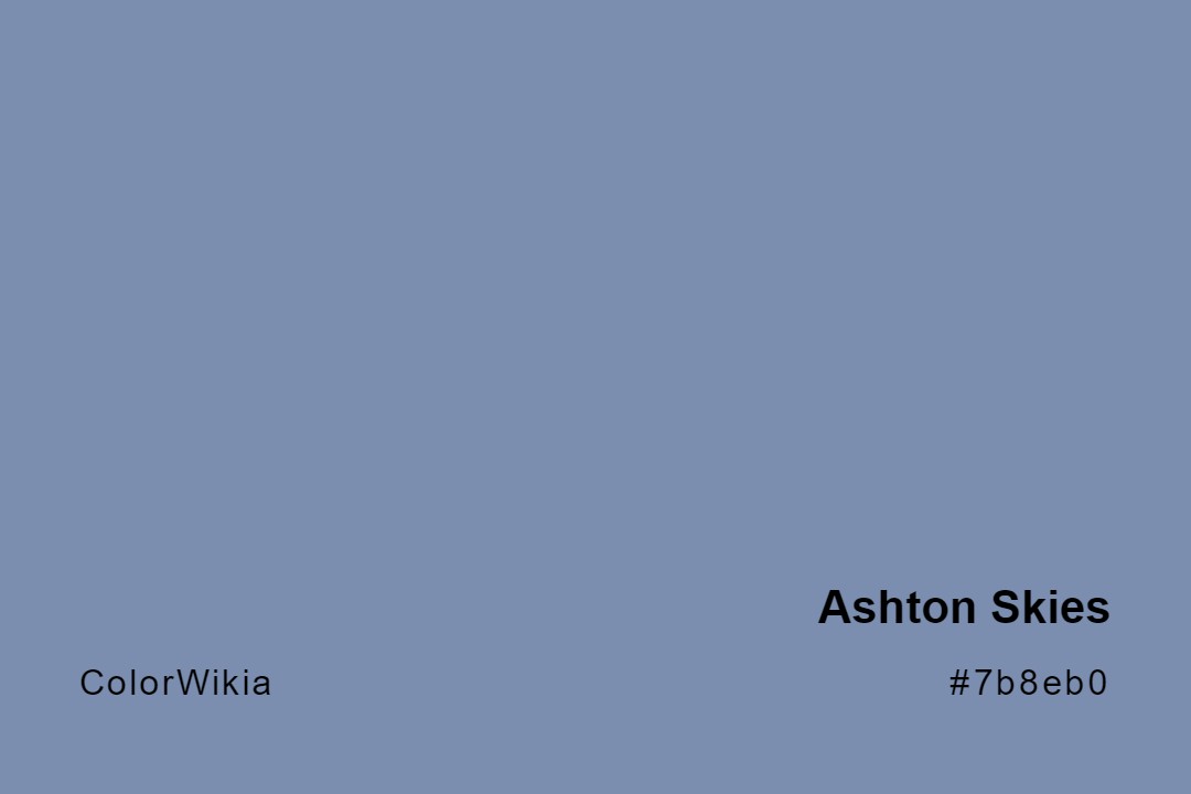 Ashton Skies Color – #7b8eb0: Codes and Complete Breakdown