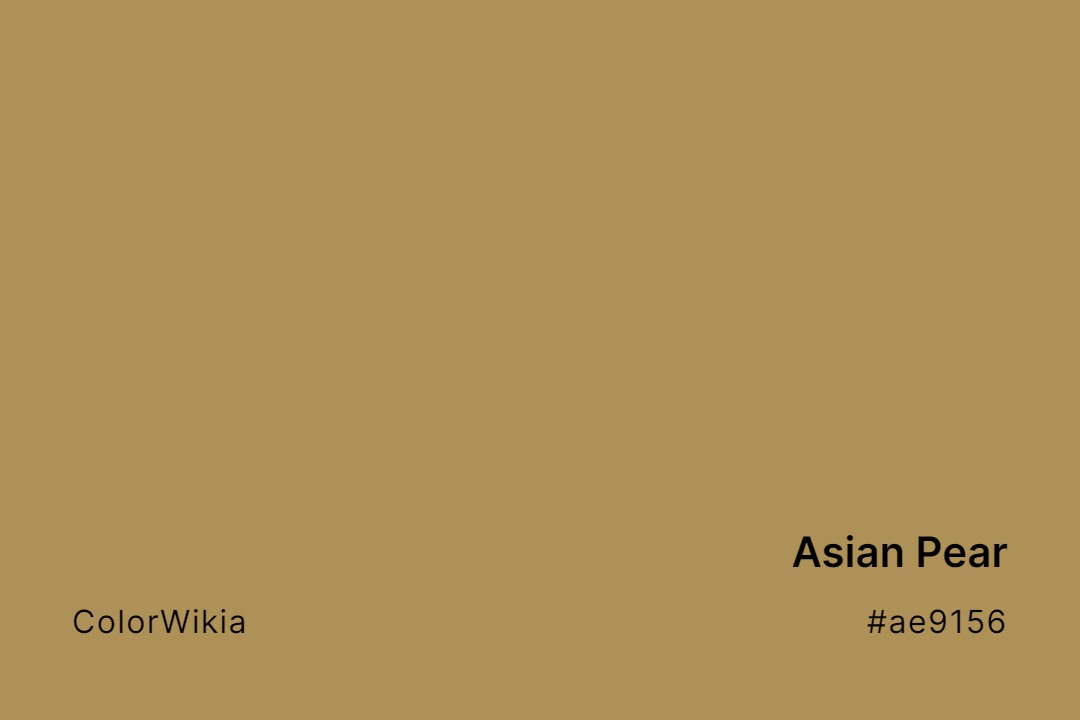 asian pear color ae9156