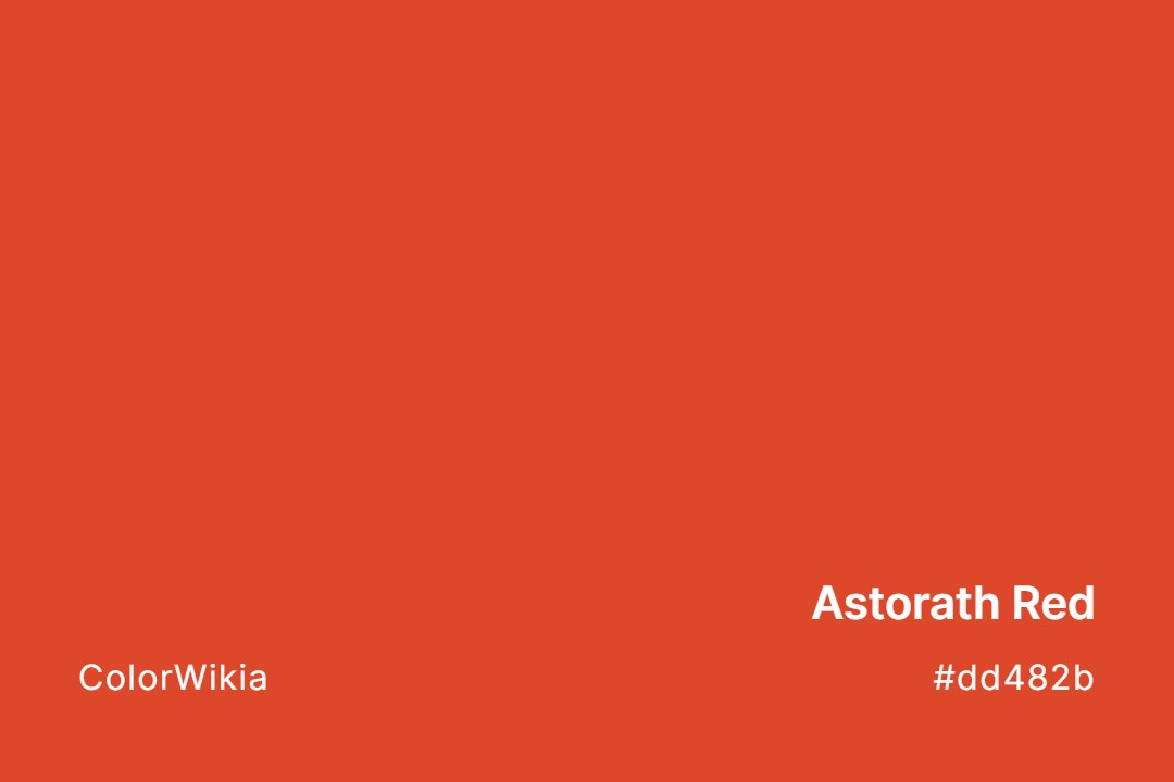 Astorath Red Color – #dd482b: Codes and Complete Breakdown