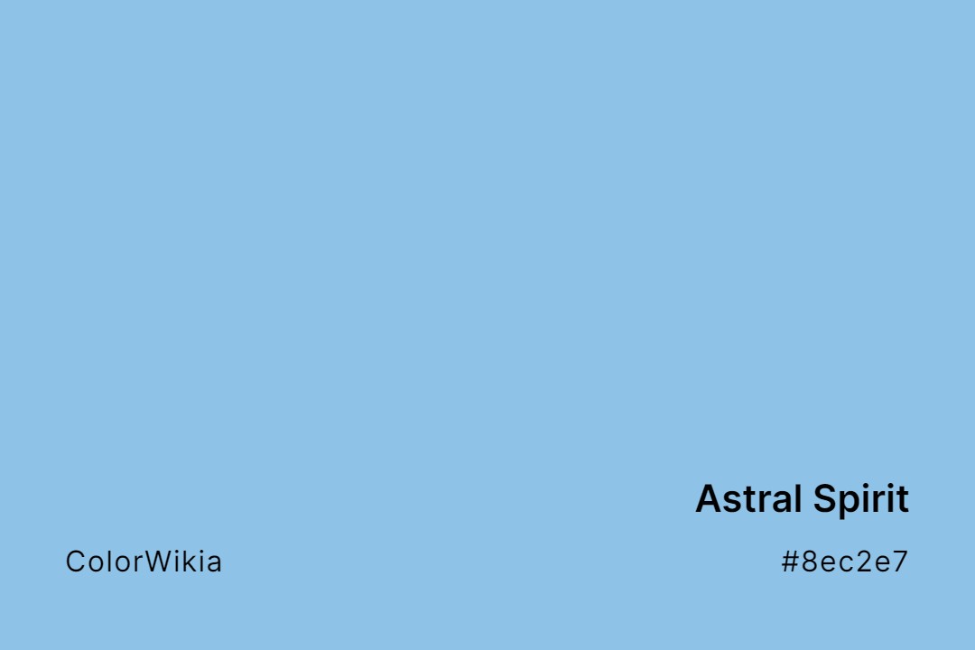 Astral Spirit Color – #8ec2e7: Codes and Complete Breakdown