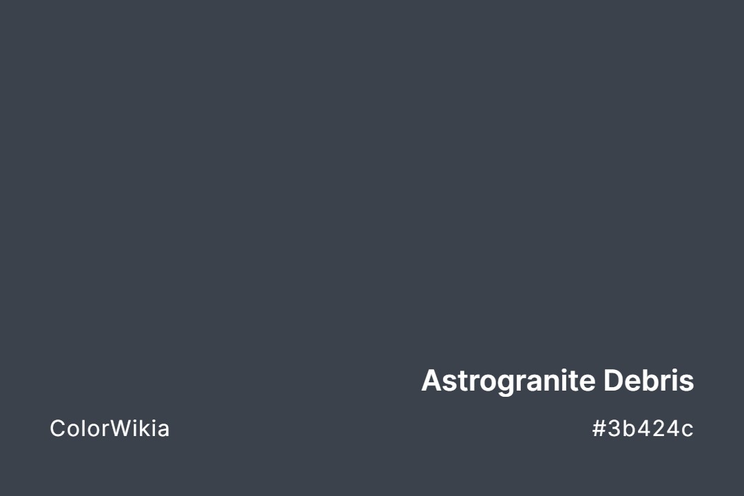 Astrogranite Debris Color – #3b424c: Codes and Complete Breakdown