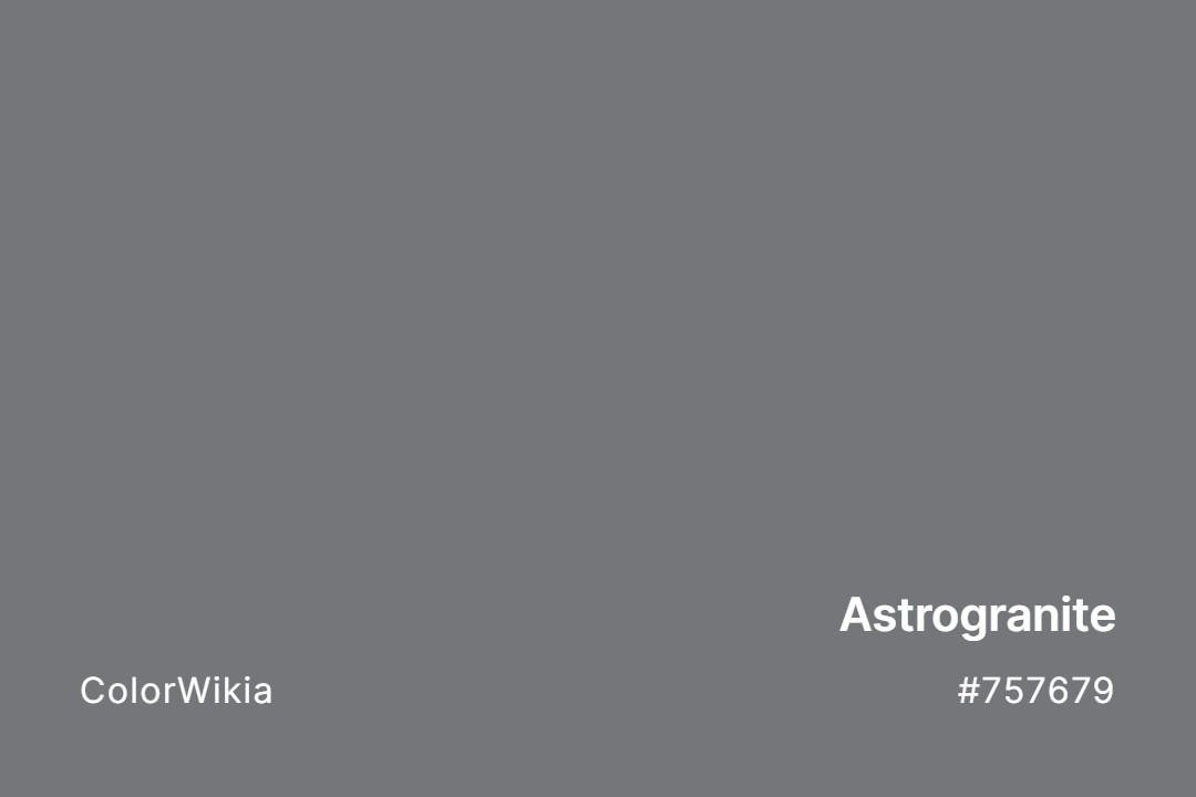 Astrogranite Color – #757679: Codes and Complete Breakdown