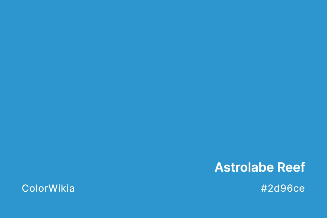 Astrolabe Reef Color – #2d96ce: Codes and Complete Breakdown