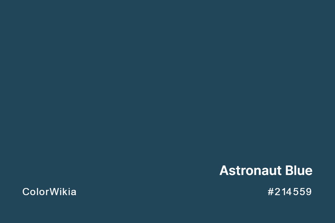 Astronaut Blue Color – #214559: Codes and Complete Breakdown