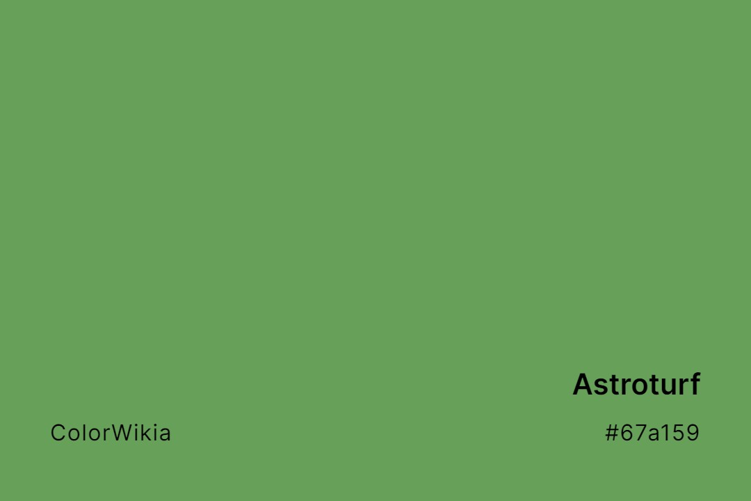 Astroturf Color – #67a159: Codes and Complete Breakdown