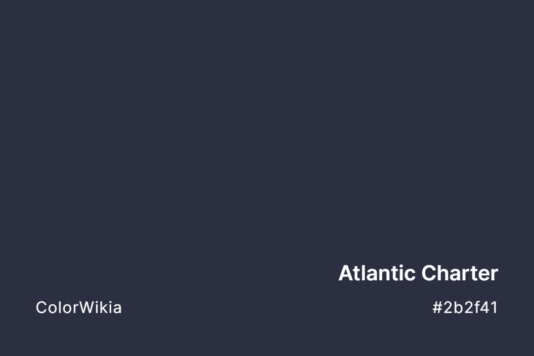 atlantic charter color 2b2f41