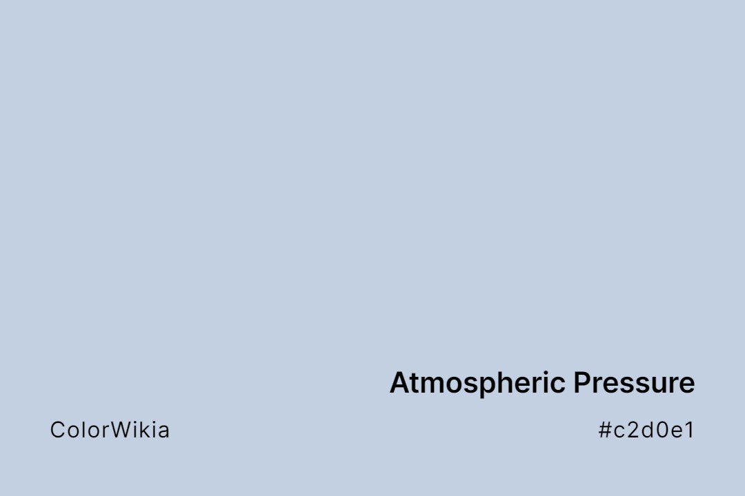 Atmospheric Pressure Color – #c2d0e1: Codes and Complete Breakdown