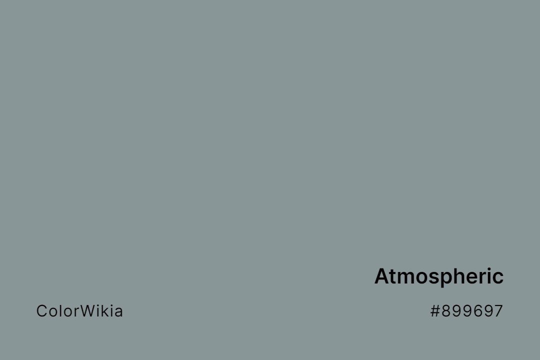 Atmospheric Color – #899697: Codes and Complete Breakdown