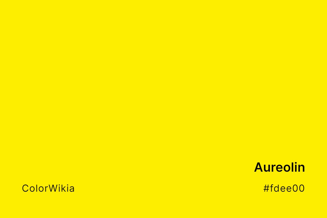 Aureolin Color – #fdee00: Codes and Complete Breakdown
