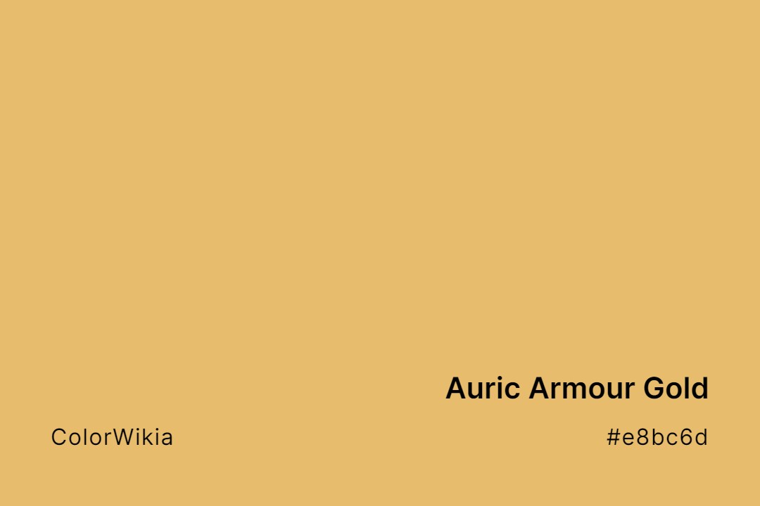 Auric Armour Gold Color – #e8bc6d: Codes and Complete Breakdown
