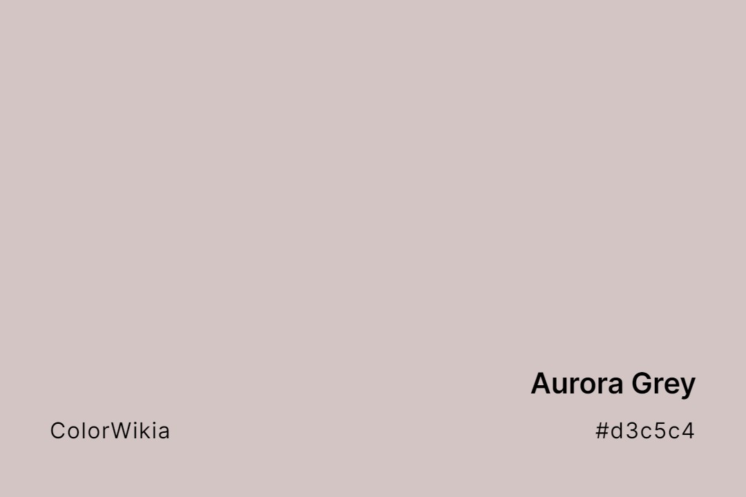aurora grey color d3c5c4