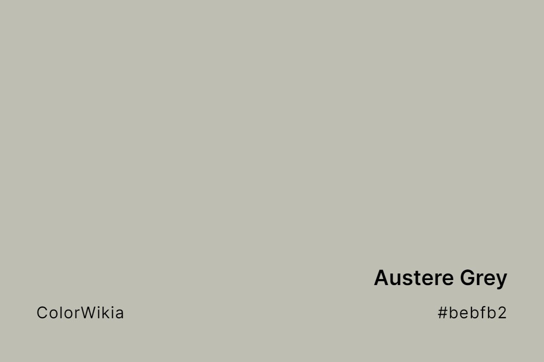 Austere Grey Color – #bebfb2: Codes and Complete Breakdown