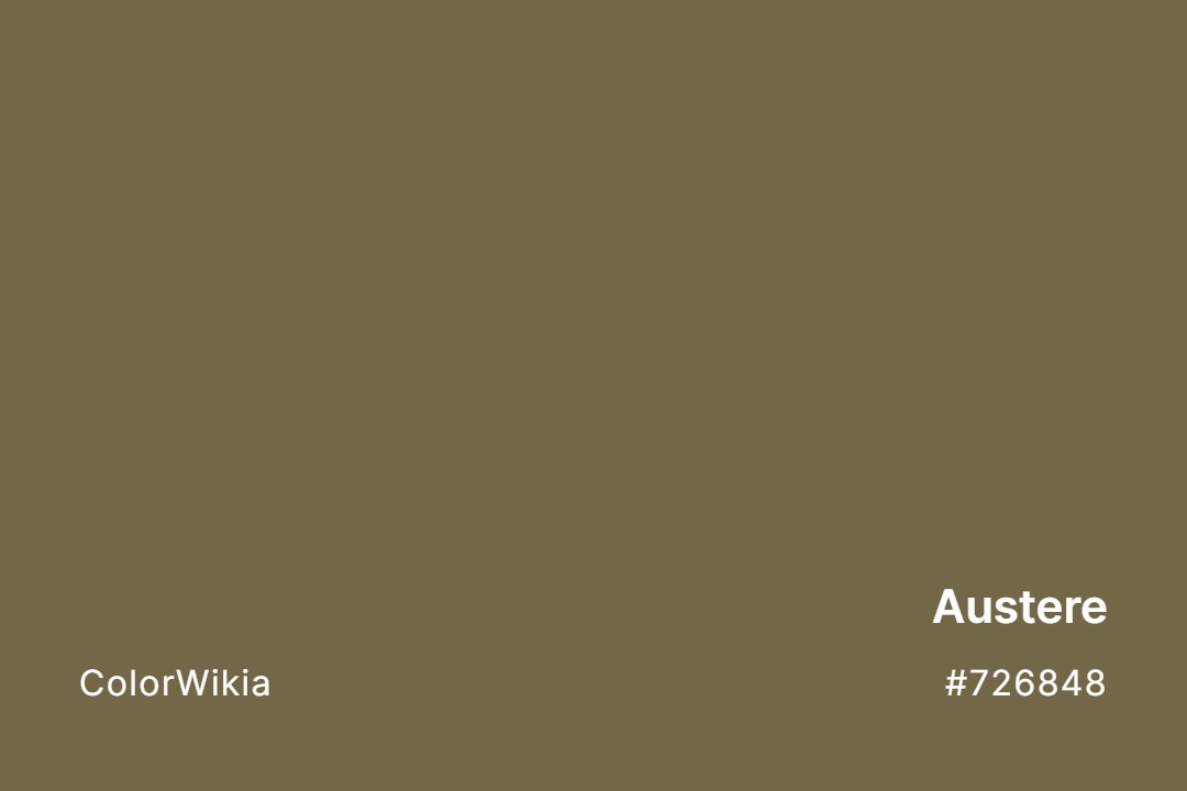 Austere Color – #726848: Codes and Complete Breakdown