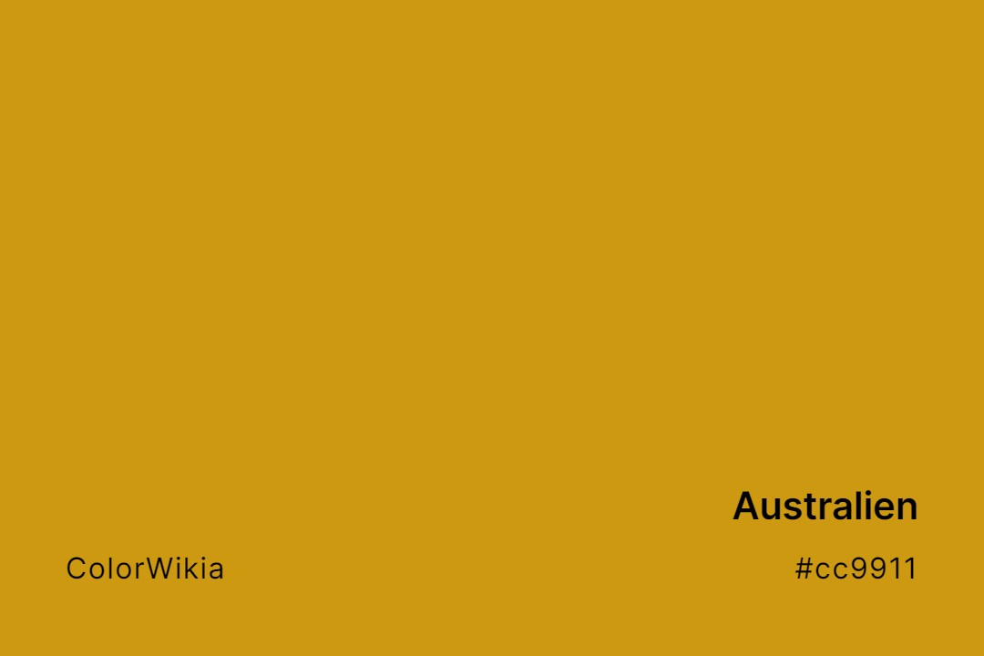 Australien Color – #cc9911: Codes and Complete Breakdown