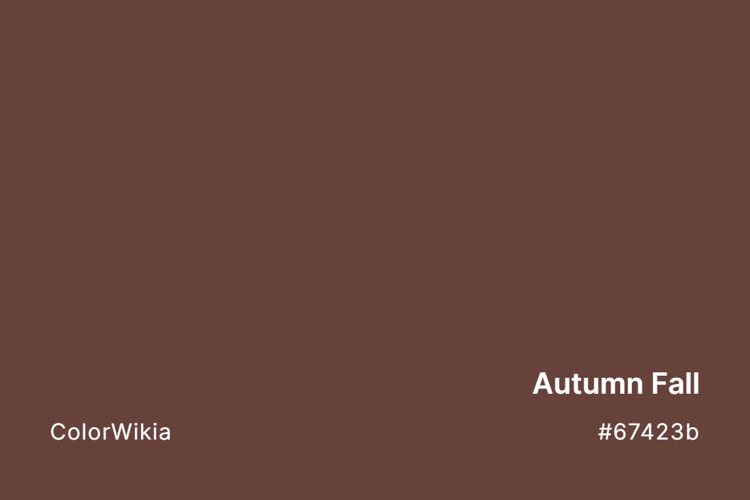 Autumn Fall Color – #67423b: Codes and Complete Breakdown