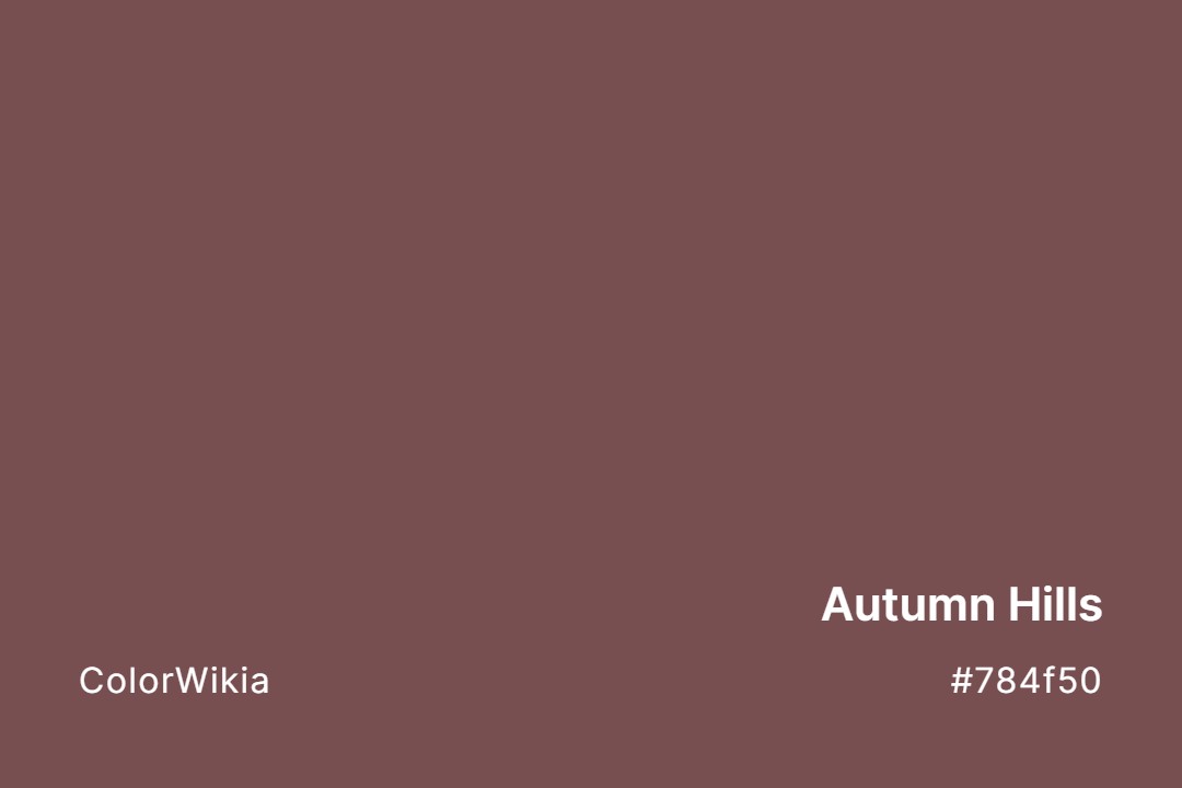 Autumn Hills Color – #784f50: Codes and Complete Breakdown