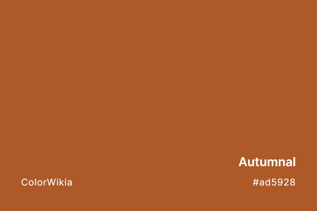 Autumnal Color – #ad5928: Codes and Complete Breakdown
