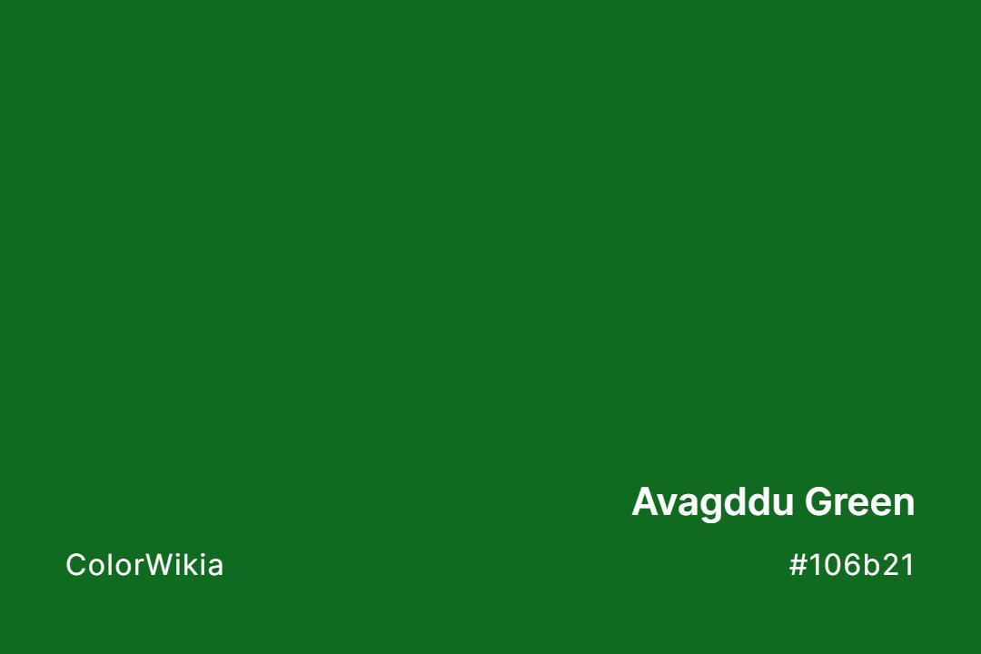 Avagddu Green Color – #106b21: Codes and Complete Breakdown