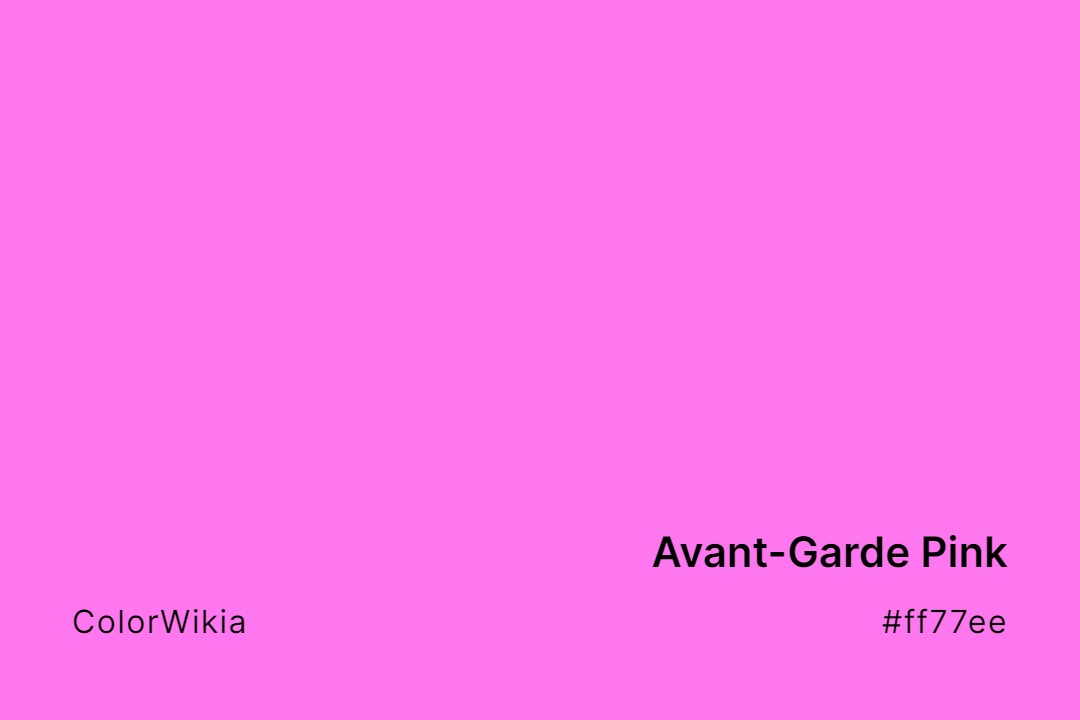 Avant-Garde Pink Color – #ff77ee: Codes and Complete Breakdown