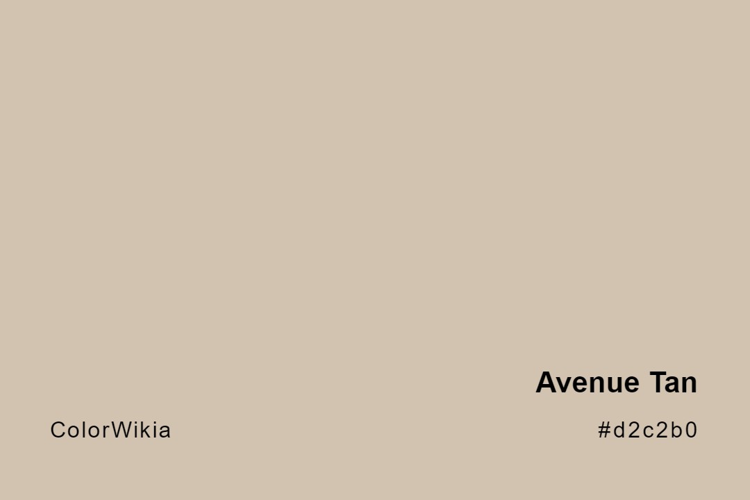 avenue tan color d2c2b0