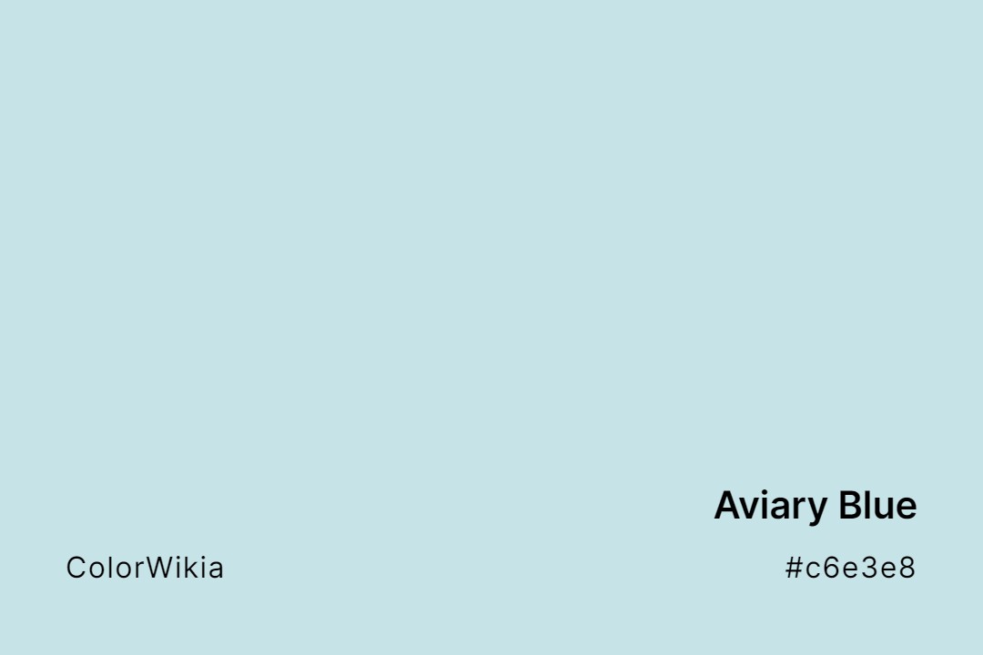 Aviary Blue Color – #c6e3e8: Codes and Complete Breakdown