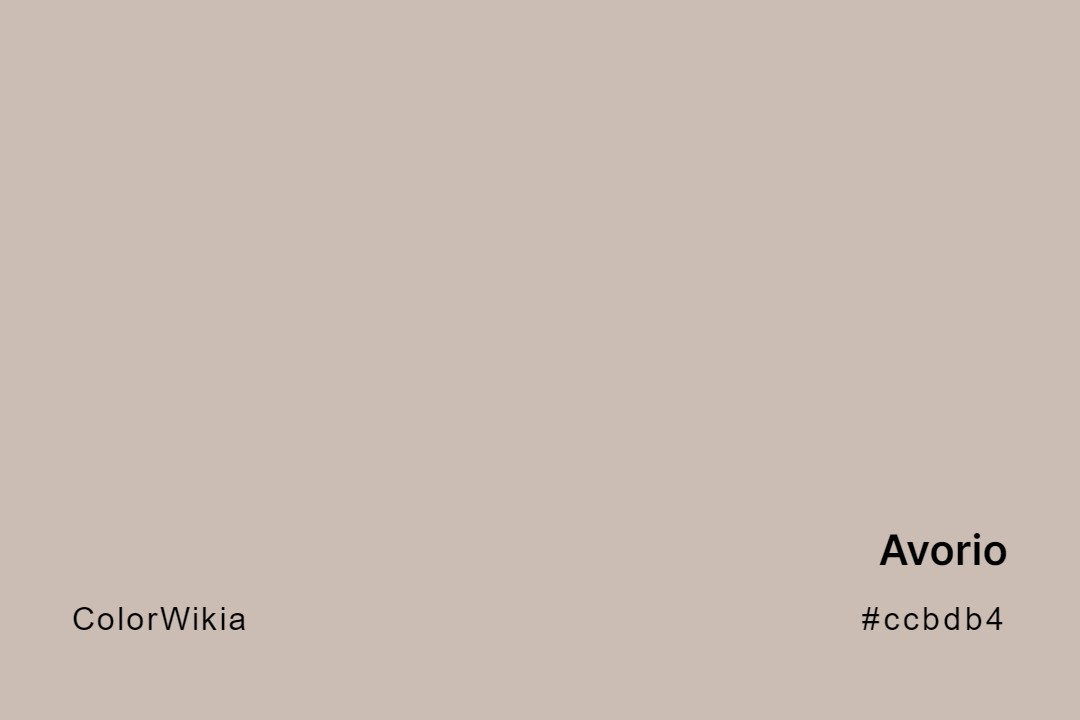 Avorio Color – #ccbdb4: Codes and Complete Breakdown