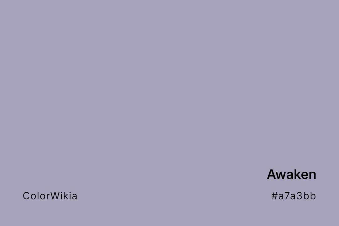 Awaken Color – #a7a3bb: Codes and Complete Breakdown