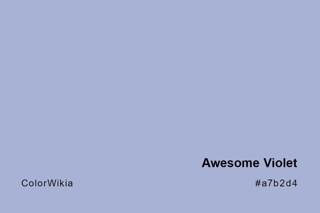Awesome Violet Color – #a7b2d4: Codes and Complete Breakdown