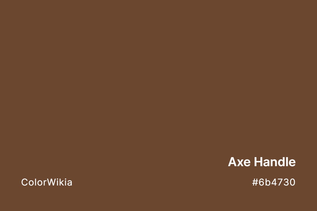 Axe Handle Color – #6b4730: Codes and Complete Breakdown