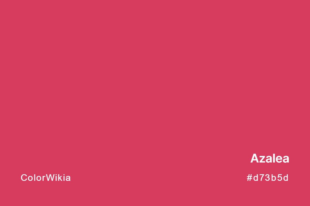 azalea color d73b5d