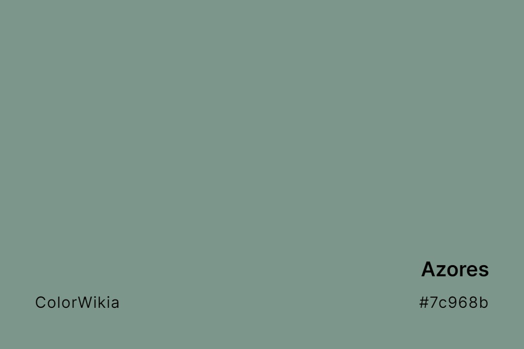 Azores Color – #7c968b: Codes and Complete Breakdown
