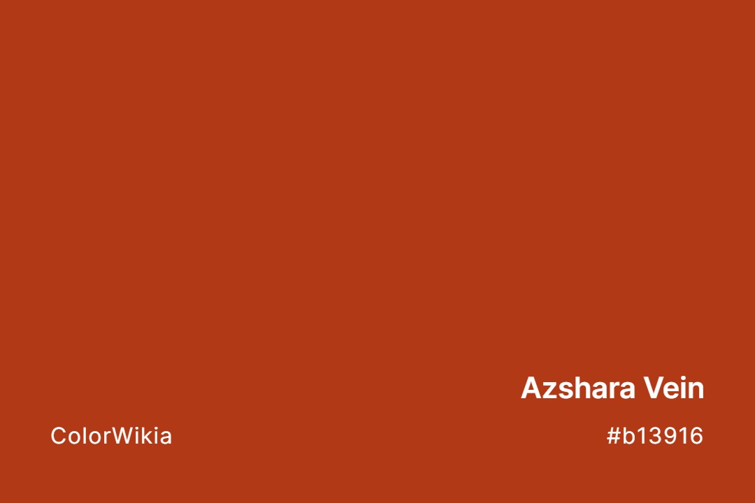 Azshara Vein Color – #b13916: Codes and Complete Breakdown