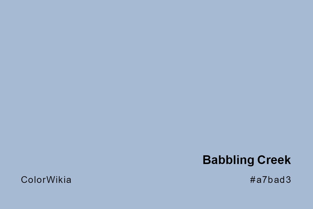 Babbling Creek Color – #a7bad3: Codes and Complete Breakdown