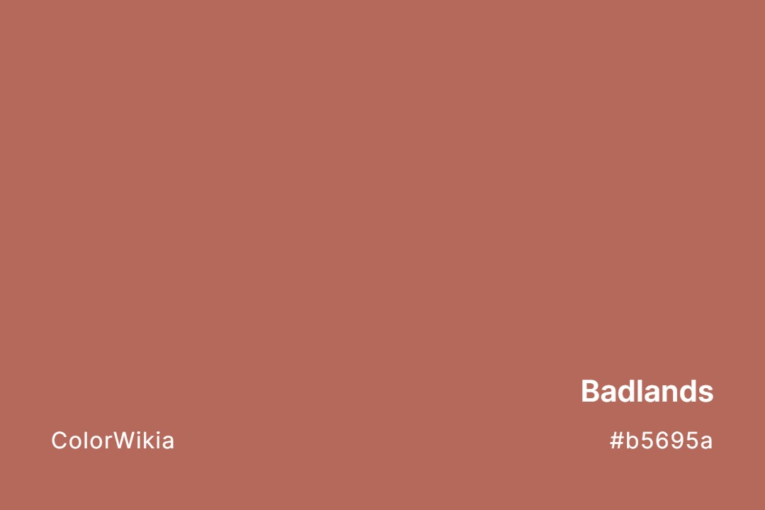 Badlands Color – #b5695a: Codes and Complete Breakdown