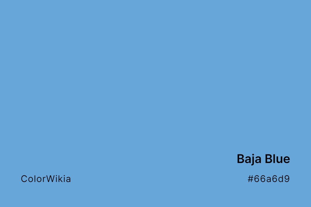 Baja Blue Color – #66a6d9: Codes and Complete Breakdown