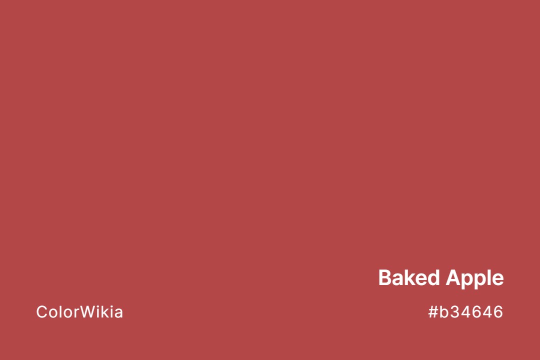 Baked Apple Color – #b34646: Codes and Complete Breakdown