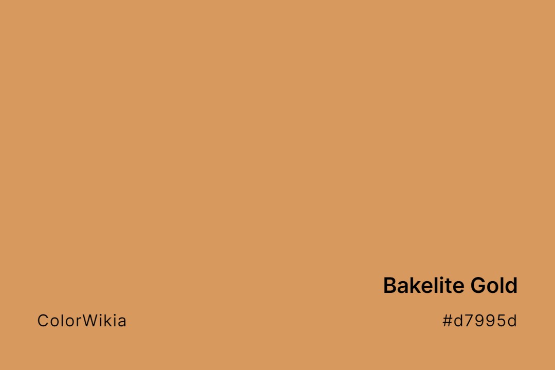 Bakelite Gold Color – #d7995d: Codes and Complete Breakdown