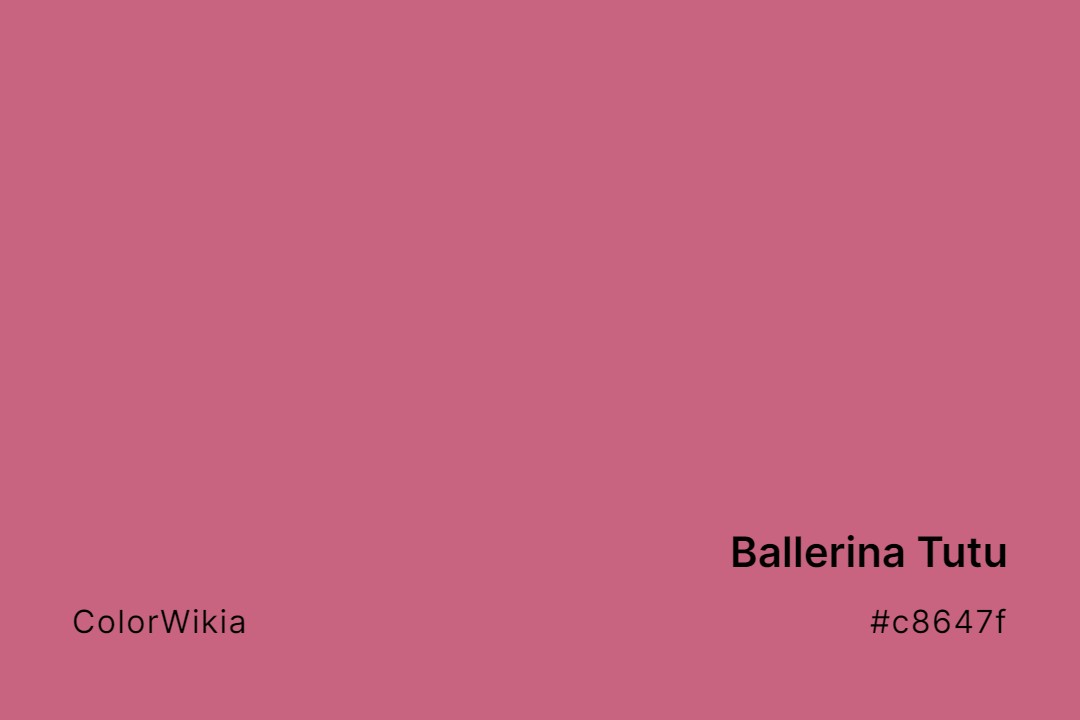 ballerina tutu color c8647f