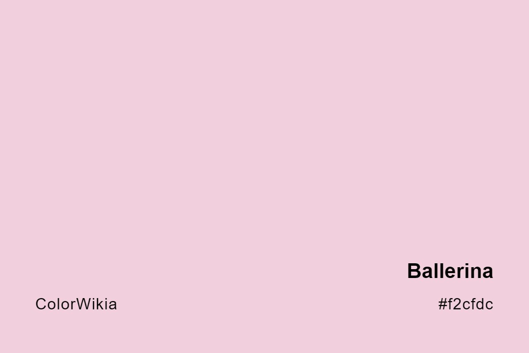ballerina color f2cfdc