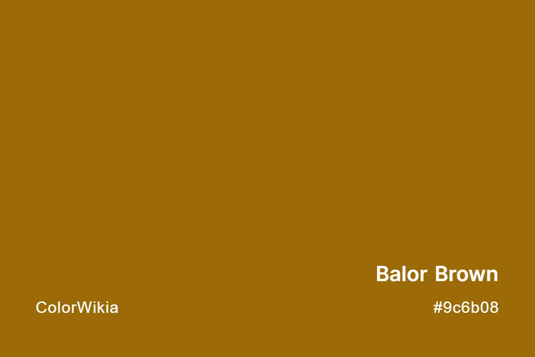 Balor Brown Color – #9c6b08: Codes and Complete Breakdown
