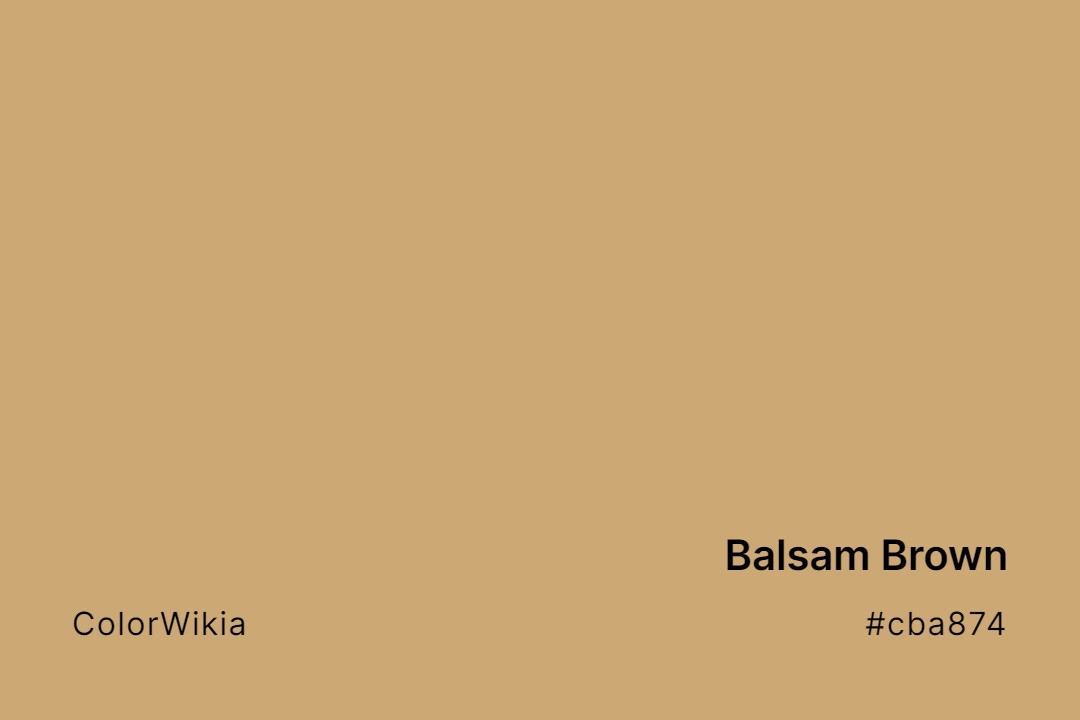 balsam brown color cba874