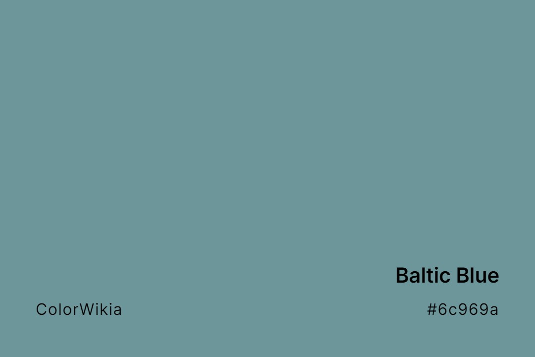 baltic blue color 6c969a