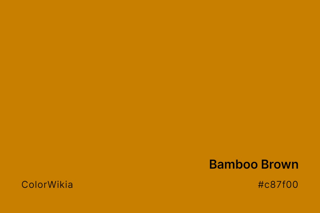 Bamboo Brown Color – #c87f00: Codes and Complete Breakdown